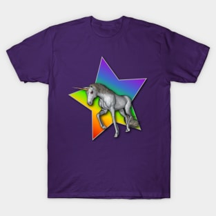 Rainbow Star Unicorn Magic T-Shirt